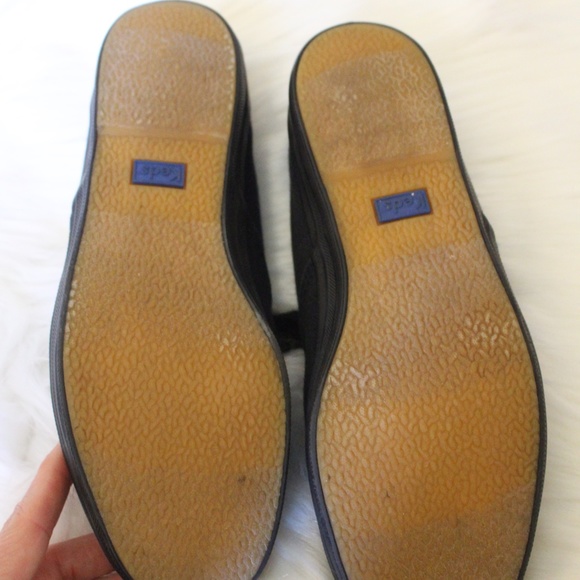 Keds, black canvas lace up sneakers - Picture 7 of 8